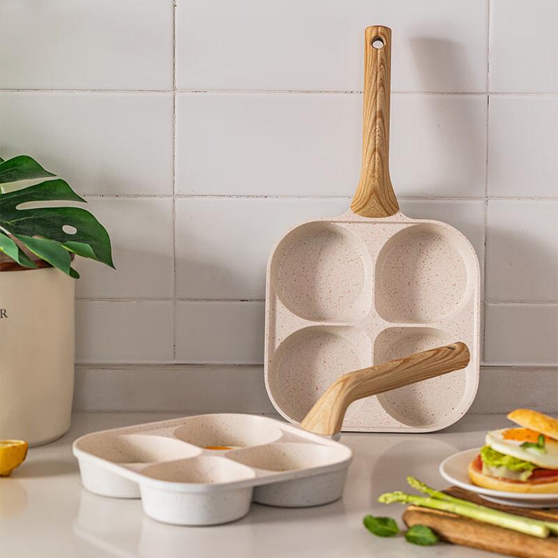 Yoshida Master 4-Hole Non-Stick Breakfast Fry Pan