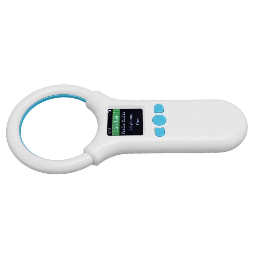 USB-считыватель микрочипов домашних животных 1,44 дюйма TFT LCD 134,2 кГц 125 кГц EMID FDX B сканер идентификационных меток чипов животных