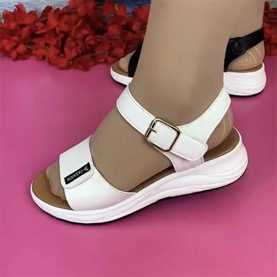 Cresfimix женские модные милые легкие белые нескользящие сандалии с открытым носком, повседневные элегантные черные домашние тапочки ba354