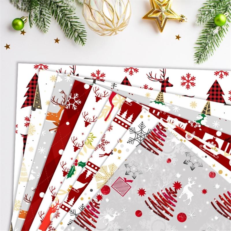 Double Sided Holiday Wrapping Sheets For Creative Craft And Seasonal Parties