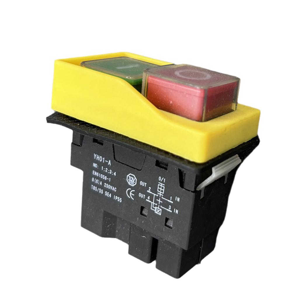 Водонепроницаемые электромагнитные переключатели управления 250 В кнопочные переключатели с долгим сроком службы кнопочные переключатели для электрооборудования