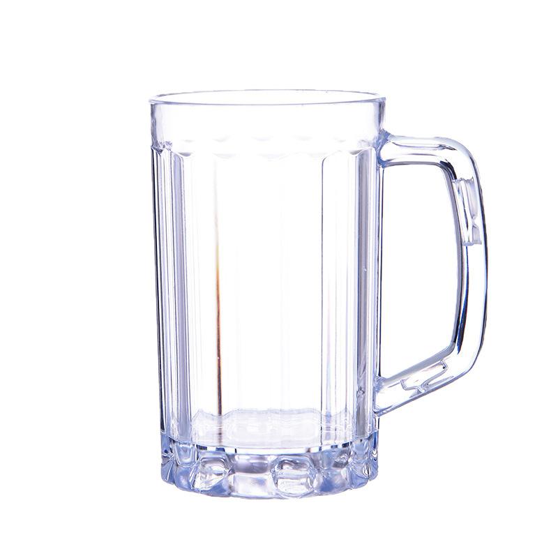 500ML Unbreakable Transparent Acrylic Mug for Beer Coffee Juice Water Perfect for Any Occasion