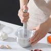 Large Capacity Garlic Mashing Pot Manual Mortar Grinding Bowl Practical Garlic Masher Baby Food