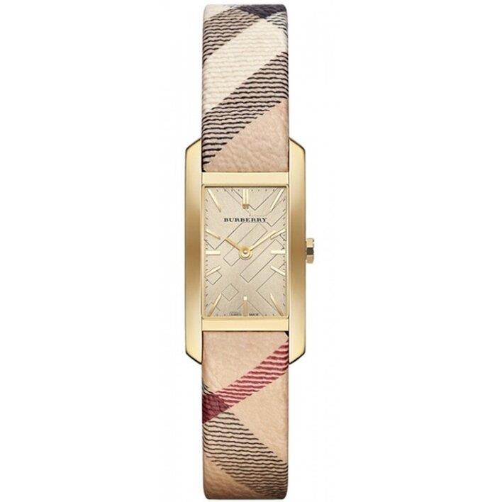 Burberry Женские часы Pioneer Gold Dial BU9509 с золотым ионным покрытием