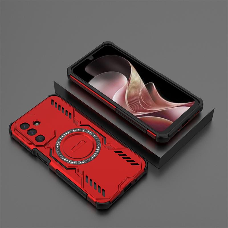 For Samsung Galaxy M36 Case Samsung Galaxy M36 5G Anti-knock Magnetic Adsorption Wireless Charge Back Cover For Samsung M36 Case