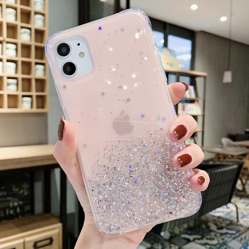 Роскозный цыганский глиттер для чехла мобильного телефона iPhone16promax Apple 17 кронштейн 15 Эпоксидный защитный чехол