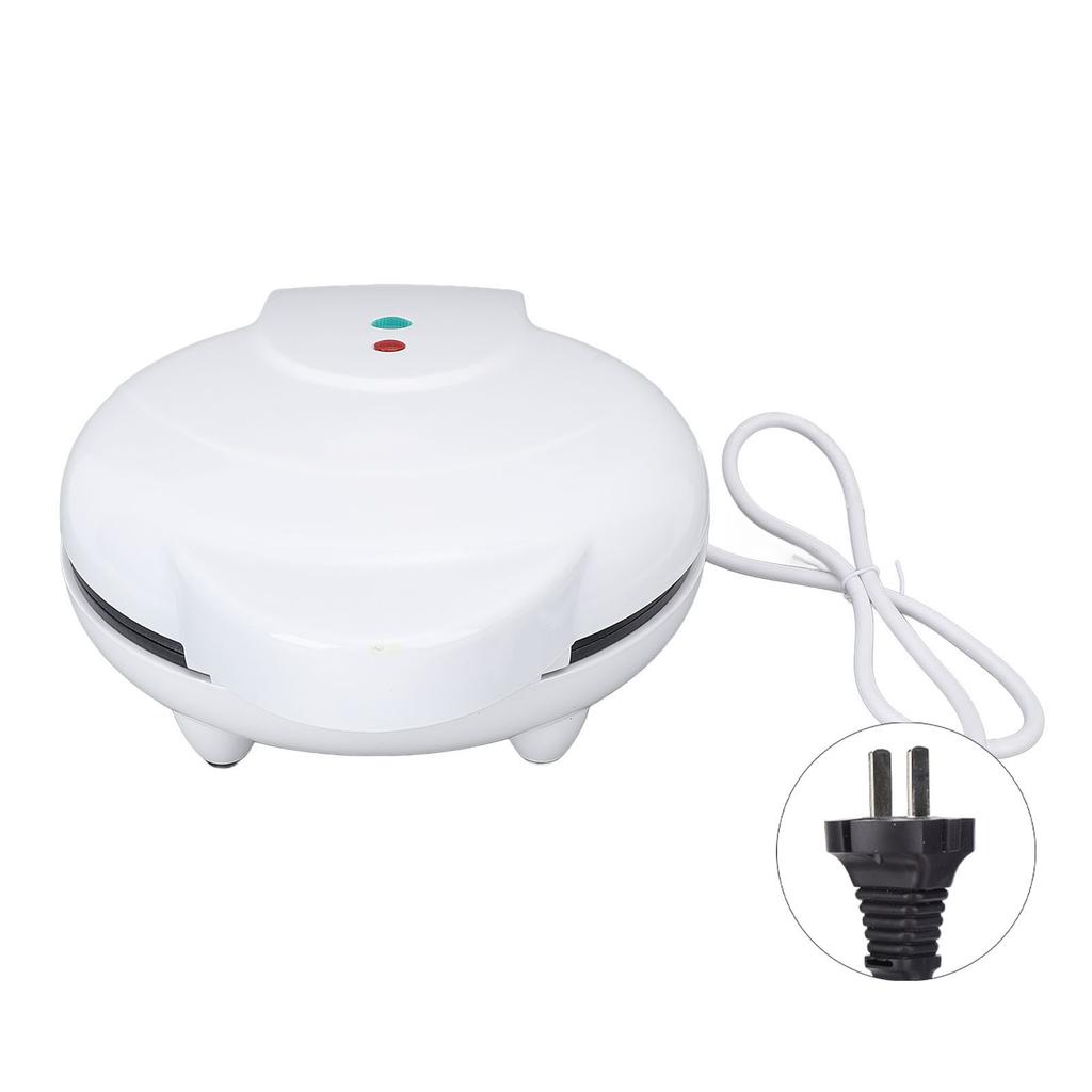 Мини-машина для приготовления пончиков с 7 отверстиями из нержавеющей стали, алюминиевая, с антипригарным покрытием, электрическая машина для приготовления пончиков для домашнего завтрака