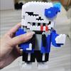 Undertale Санс Строительные Блоки Крест Кошмар Жнец Чернила Сон Скелет Монстр ABS Кубики Кукла Магические Блоки Игрушки Рождественский Подарок