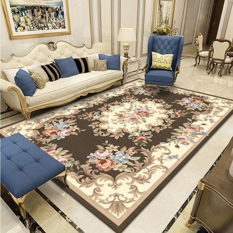 Ретро богемные ковры для гостиной, легкие роскошные ковры, классический ковер для украшения спальни, напольный коврик, большие коврики
