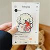 Магнитные наклейки «Красное яблоко собака» для чехла iPhone 17/16 Pro Max/15 Pro