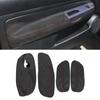 Для VW Golf 4 MK4 1998 1999 2000 2001 2002 2003 2004 2005 только 3 двери Автомобильная замшевая кожаная накладка на подлокотник двери Защитная отделка LHD