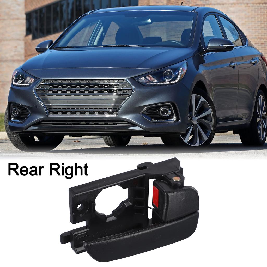 Дверная ручка для Hyundai Для Accent 2006 2011 Номера оригинальных деталей Черный пластиковый материал Легкая установка Надежная работа