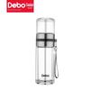 Стеклянная чайная бутылка Debo с двойными стенками и ситечком