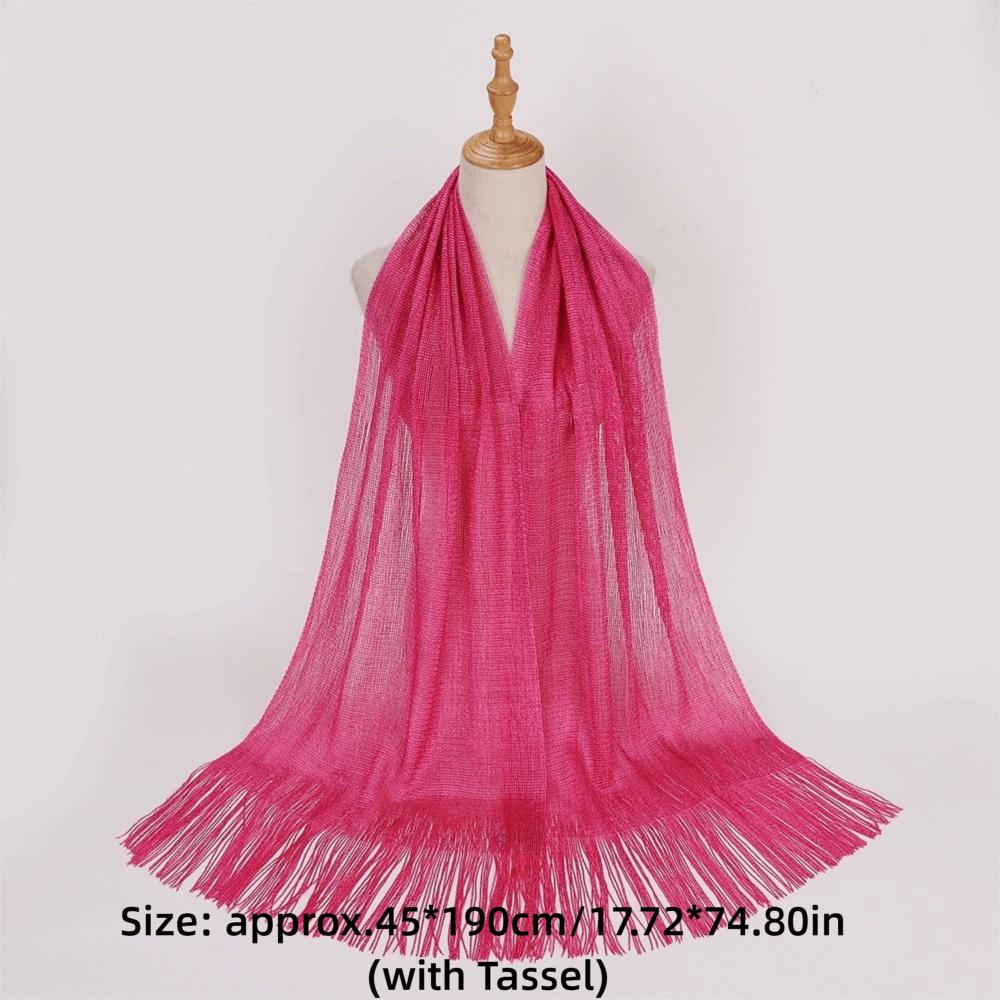 Длинный металлический шарф Блестящий шарф для вечеринки Вечерний шарф Элегантная свадебная накидка для невесты