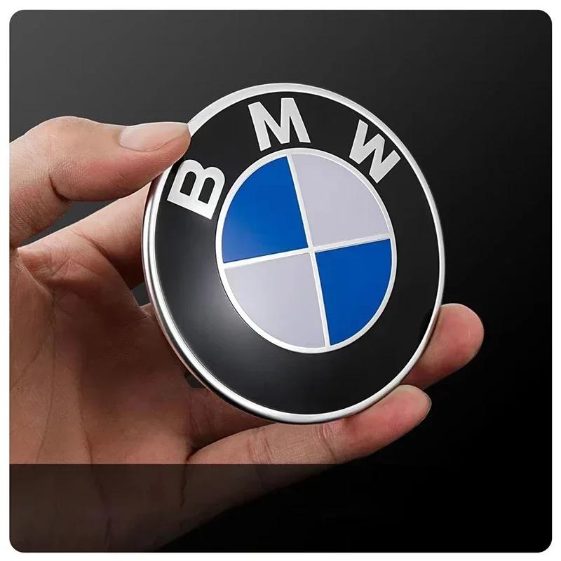 2026 Hot 1Pcs 74/82mm Auto Car Styling Emblem Badge Front Rear Trunk Logo Sticker For BMW E46 E39 E38 E90 E60 F10 F30 Z3 Z4 X3 X5 X6 CVB2