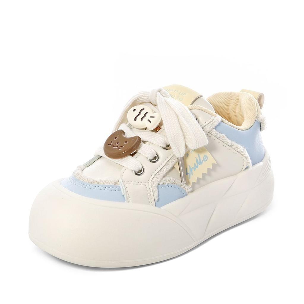 Женские туфли на толстой подошве весна и лето новая ниша дешевые универсальные туфли хлебные туфли