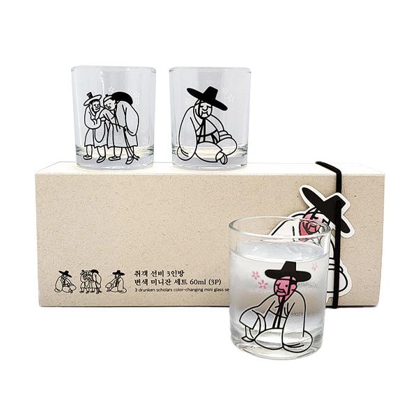 [ПРЕДЗАКАЗ] Набор стаканов «Пьяные ученые», меняющих цвет, Национальный музей