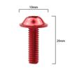 6pcs Hexagon Bolts Screws M6x20mm License Plate Fairing Bolts for Motorcycle Scooter