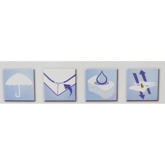 Protège matelas - Non spécifié - 140x190cm - Imperméable - Anti-allergique - Bonnet 25cm