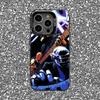 Чехол для телефона Daft Punk для iPhone 16,15,14,13,12,11, Pro, XS, Max, Plus, Mini, SE Черный Конфетный Матовый Ударопрочный Чехол