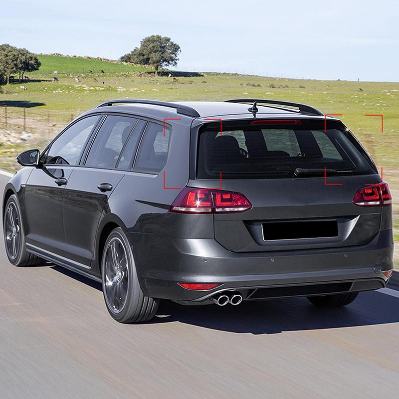 POSSBAY 1 пара глянцевых черных спойлеров на заднее окно, боковое крыло для VW Golf 7 Variant Wagon 2013-2017