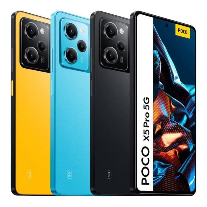 XIAOMI POCO X5 Pro 5G Smartphone 6Go 128Go Noir Snapdragon 778 AMOLED 6,67" DotDisplay 120Hz FHD+ Caméra 108MP Charge 67W 5000mAh