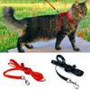 Pet Traction Training Cat Rope Cat Pet Rope Adjustable Cat Belt Nylon Harness Kitten Collar Rope