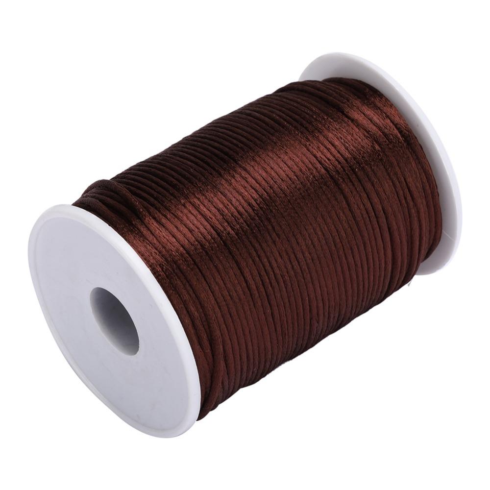 1pcs 100 Yards Length Chinese Knotting Cord Solid Color Beading String Sewing Project