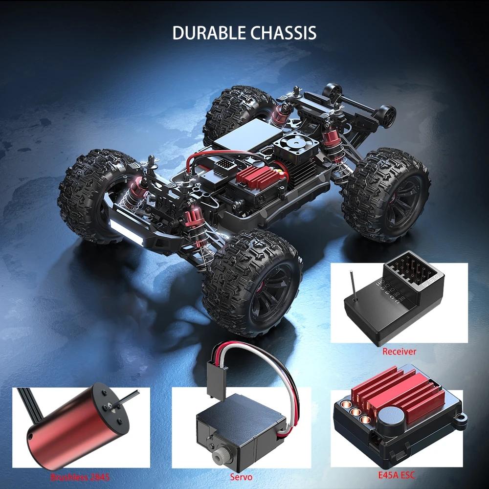 2024 New 1/16 4WD RC Car High Speed 70KM/H Climbing Racing Drift High Horsepower Brushless RC Racing Car RC Car Off-road Truck Toy Children's Gift
