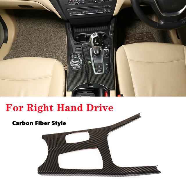 Наклейка-декоративная накладка на панель переключения передач центральной консоли автомобиля, подходит для BMW X3 F25 X4 F26 2011-2017, автоинтерьер