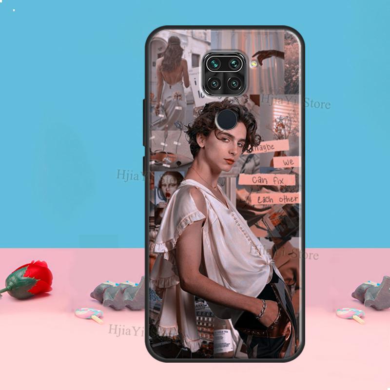 Timothee Chalamet Case For Redmi Note 8 9 10 11 12 Pro Plus 10S 11S 12S Cover For Redmi 9C 10A 10C 12C Coque