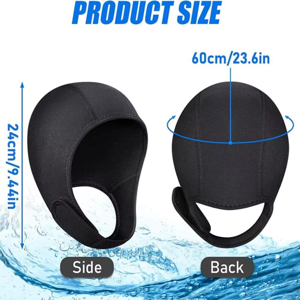 Stretchable Diving Hood Waterproof Surf Diving Cap Water Sports Swimming Cap Kitesurf