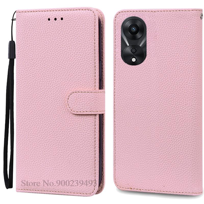 For OPPO A78 5G Case Soft Silicone Leather Wallet Case For OPPO A58 5G A 78 Phone Case For OPPO A78 5G Cover Coque Fundas Etui