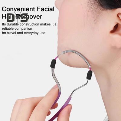 Удаление волос на лице ручной пружинный эпилятор для женщин инструмент для удаления волос на щеках шее верхней губе и подбородке