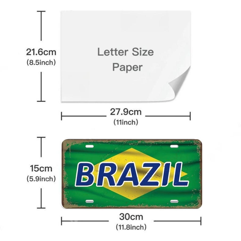 Винтажный плакат с названием страны, автомобильные лицензии, металлические жестяные знаки, Россия, Франция, Бразилия, металлическая пластина, гараж, гостиная, Ретро Настенный декор