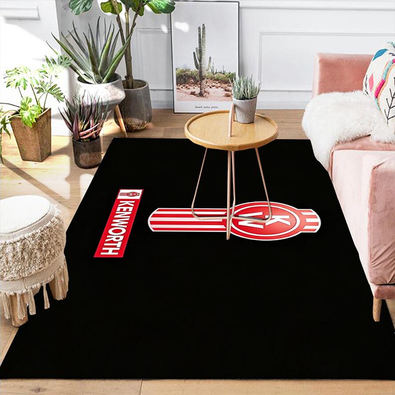 1Pc Kenworth Logo Rug, Office Carpet Indoor Outdoor Doormat, Non-Slip Soft, Living Room, Christmas Halloween Gift. M928767