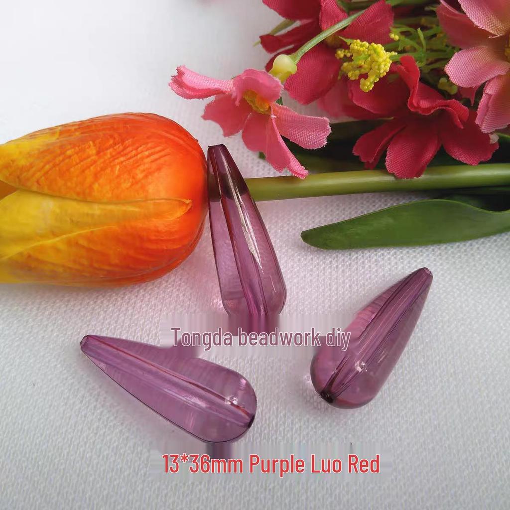 Прозрачные акриловые бусины в форме капель воды для изготовления ювелирных изделий, штор, украшений и аксессуаров для освещения своими руками