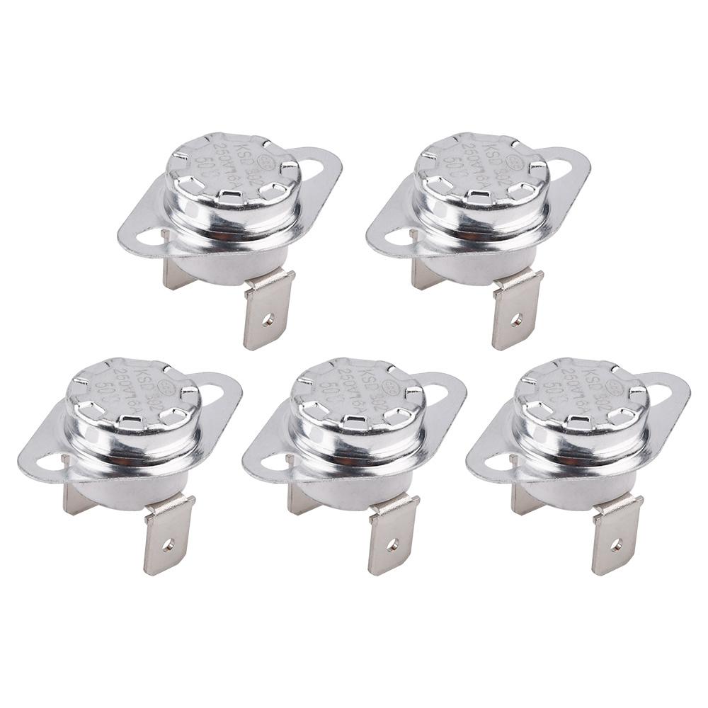 Керамический Термостат Термостат KSD302 50C~150C 16A 250V NC Нормально Замкнутый Термовыключатель 50C 80C 100C 120C 150C