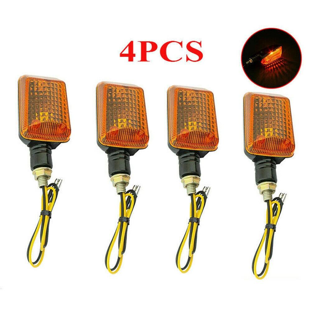 Turn Heads On Your Bike with Black Tinted Motorcycle Turn Signals 4 Piece Set!