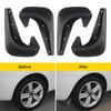 4Pcs/set Splash Guards Mud Flap Fender Car  Mudguards Automotive Modification Universal Front Rear Mud Flaps Car Accessories