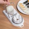 Multifunctional Egg Slicers Stainless Steel Slicer Fancy Splitter Cutting Tool Non-slip Dishwasher Safe Cutting Boiled Egg Fruit