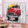 2panels Anime Start Racing Car Window Curtain 240x270cm 3D Print Semi-Blackout Curtains Living Room Bedroom Decor Child Kids
