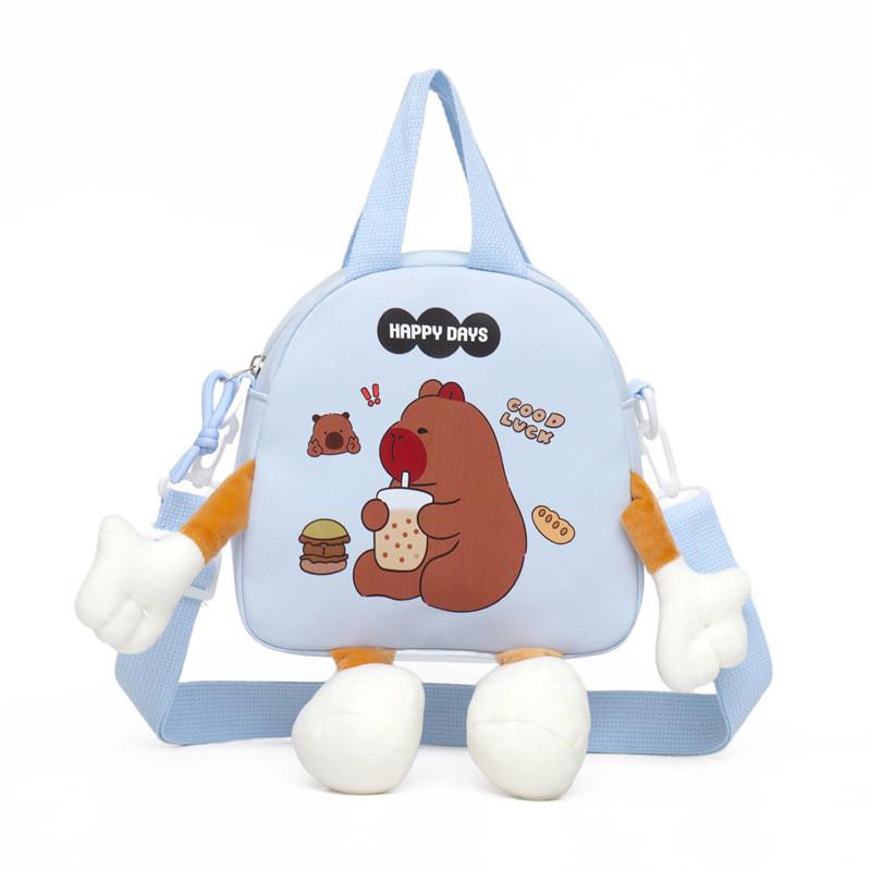 Kids Backpack For Preschool With Nylon Material And Cartoon Pattern