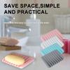 New Silicon Kitchen Bathroom Flexible Soap Dish Plate Holder Tray Soapbox