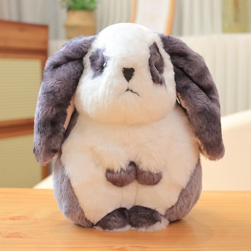 Soft Realistic Rabbit Animal Plush Stuffed Toy Doll Home Decoration Decor Cute Baby Child Companion Enlightenment Gift
