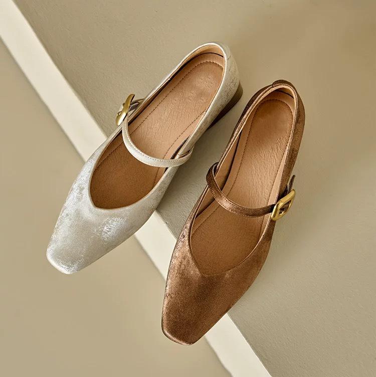 Гигантская мягкая кожа в новом китайском стиле с туфлями Мэри Джейн женские французские ретро универсальные туфли на толстом среднем каблуке с квадратным носком