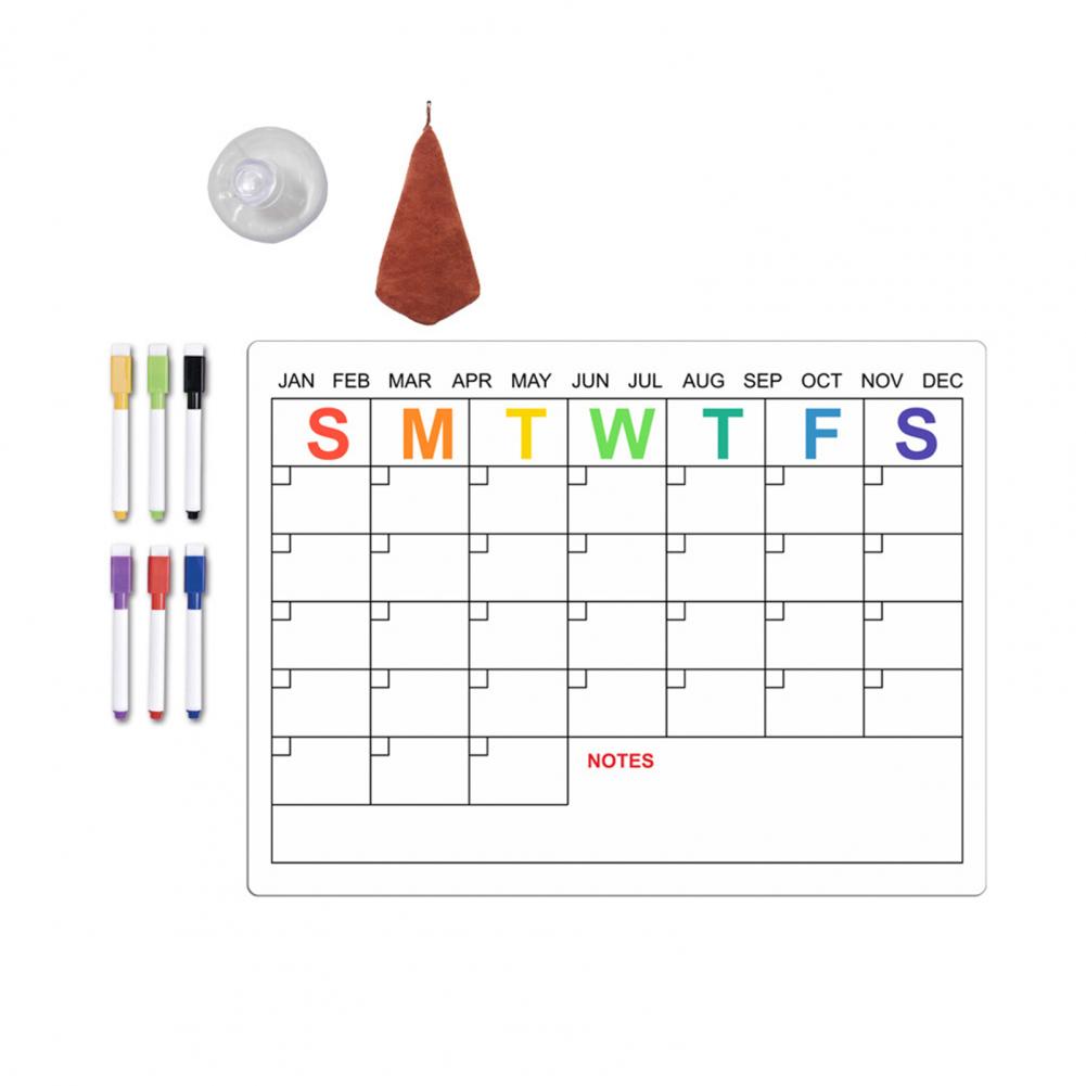 1 комплект 40,6*30,5 см магнитная доска для записей на холодильник стираемая поверхность для письма еженедельный планировщик рецепты доска для записей дома кухня