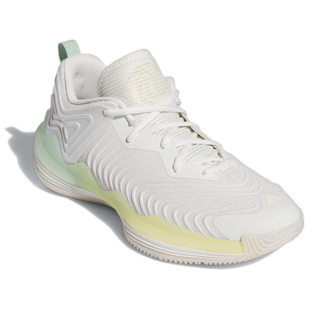 Adidas D Rose Son Of Chi 3 Универсальные Модные Амортизирующие Нескользящие Прочные Низкие Баскетбольные Кроссовки Мужские кроссовки Белые IE7804