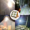 LED Solar Lights Rechargeable Lamp Flashlight Camping Lantern Portable Lighting Lights Outdoor Emergency Portable Camping Lights