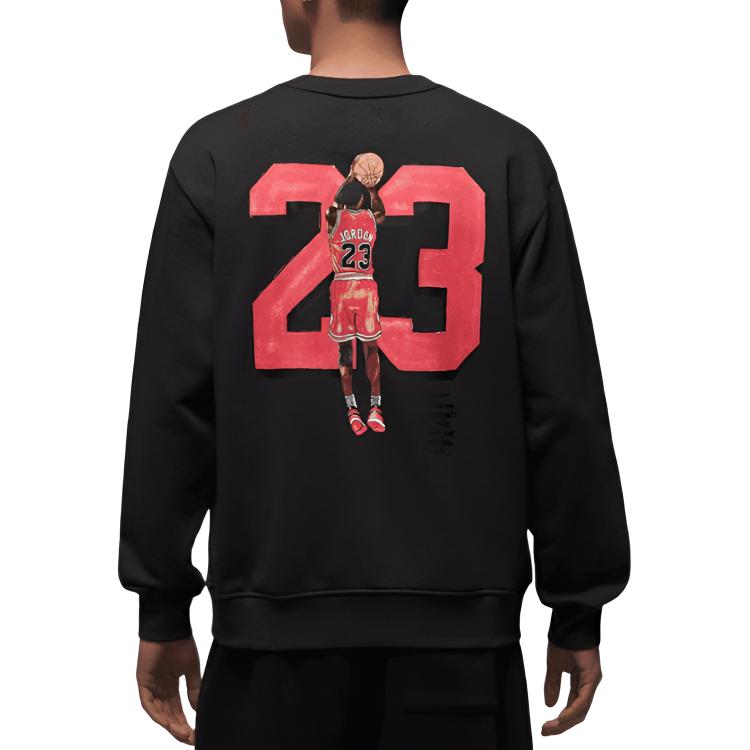 Jordan 23 Спортивный пуловер с круглым вырезом с длинным рукавом Толстовка Мужская толстовка IR0111045